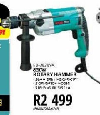 Kloppers 830W Rotary Hammer offer