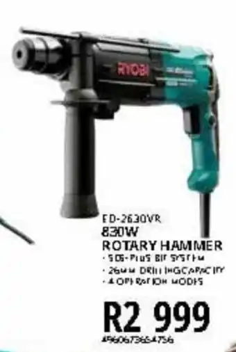 Kloppers 830W Rotary Hammer offer