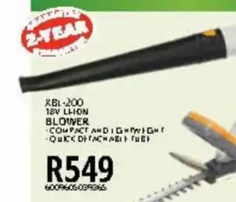 Kloppers 18V Li-ion Blower offer