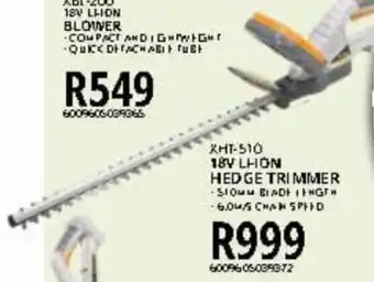 18V Li-Ion Hedge Trimmer