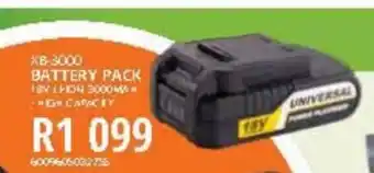 Kloppers XB-3000 Battery Pack offer