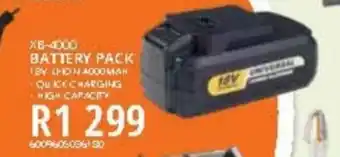 Kloppers XB-4000 Battery Pack offer