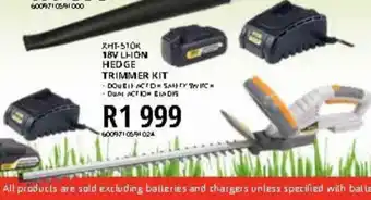 18V Li-Ion Hedge Trimmer Kit