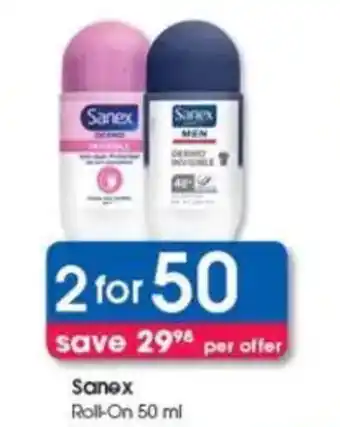 Clicks Sanex Roll-On offer