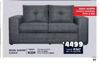 Regal Sleeper Couch