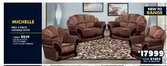 Barnetts - Price 'n Pride Michelle MK2 4 Piece Lounge Suite offer