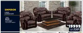 Barnetts - Price 'n Pride EMPEROR 4 Piece Lounge Suite offer