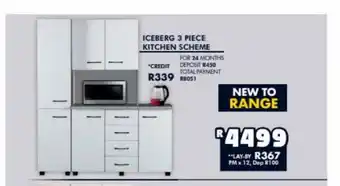 ICEBERG 3 Piece Kitchen Scheme