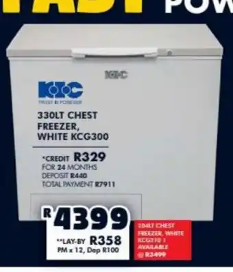 KIC 330lt Chest White KCG300