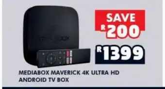 Mediabox Maverick 4K Ultra HD Android TV Box