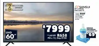 Sansui - 60" UHD SLED TV
