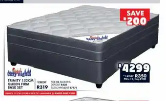 Cozy Nights Trinity 152cm Queen Firm Base Set