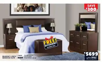 Barnetts - Price 'n Pride Belmont 3 Piece Bedroom Suite offer