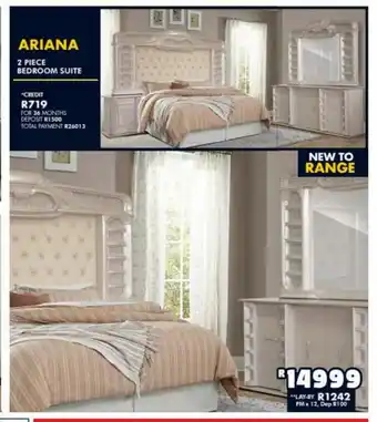 ARIANA 2 Piece Bedroom Suite