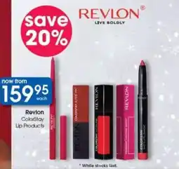 Clicks Revlon Colorstay Lip Products offer