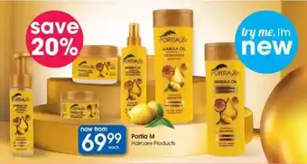 Clicks Portia M Haircare Products offer