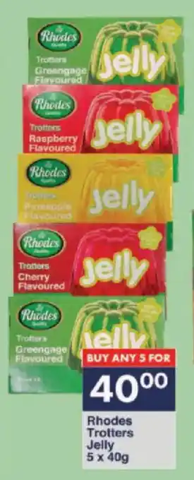 President Hyper Rhodes Trotters Jelly offer