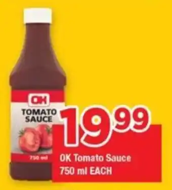 OK Grocer OK Tomato Sauce offer