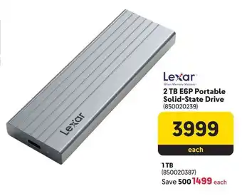 Makro Lexar 2 TB E6P Portable Solid-State Drive offer