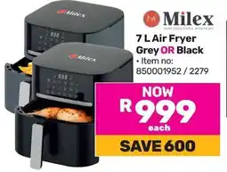 Game Milex Air Fryer Grey OR Black offer