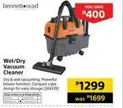 Builders Warehouse Bennett Read Wet/Dry Vacuum Cleaner offer