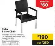 Builders Warehouse Ruby Bistro Chair offer