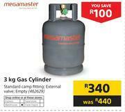 Builders Warehouse Megamaster 3Kg Gas Cylinder offer