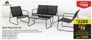 Builders Warehouse Design House Steel Sling Sofa Set offer