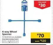 Builders Warehouse 4 Way Wheel Spanner offer