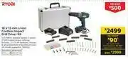 Builders Warehouse Ryobi 18V 13mm Li-Ion Cordless Impact Drill Driver Kit offer