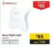 Builders Warehouse Powerworx Novo Night Light offer