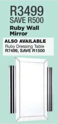 House & Home Ruby Wall Mirror offer