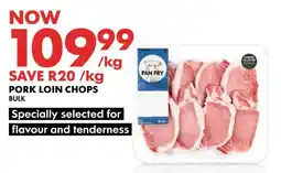 Woolworths Pork loin chops offer