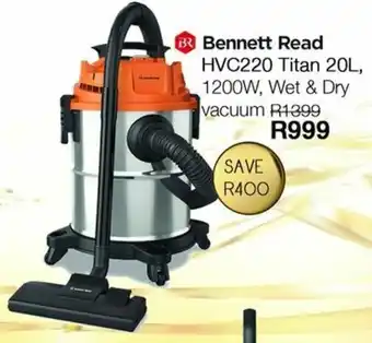 Bennette Read HVC220 Titan 20L 1200W Wet & Dry Vacuum