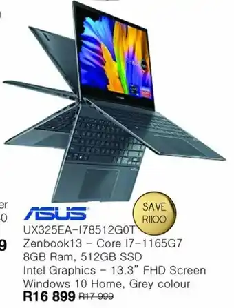 Asus  \UX325EA-178512G0T Zenbook13- Corei7- 1165G7
