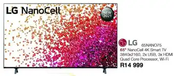 Kloppers LG 65NANO)75 65" NanoCell 4K Smart TV offer