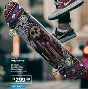 Cash Crusaders Rippa 30-Inch Double Kick Skateboard With Aluminium Trucks YX-0214B offer