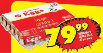 Shoprite Ritebrand large eggs offer