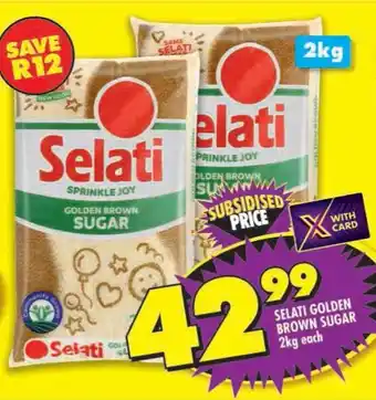 Shoprite Selati golden brown sugar offer