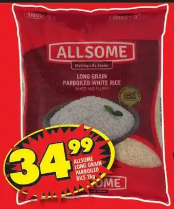 Shoprite Allsome long grain parboiled rice offer