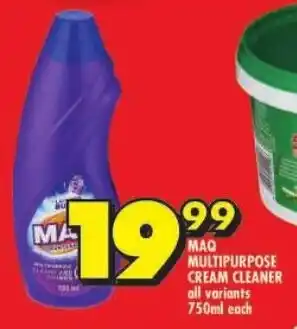 Shoprite Maq multipurpose cream cleaner all variants offer