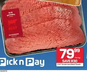 Pick n Pay Tenderised steak offer