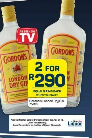 Gordon's gin 2