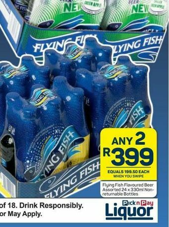 Pick n Pay Hypermarket Flying fish beer 2 offer