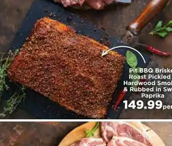 Pit bbq brisket