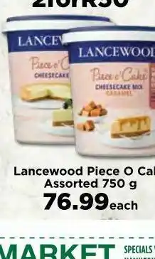 Food Lover's Market Lancewood cheescake mix offer