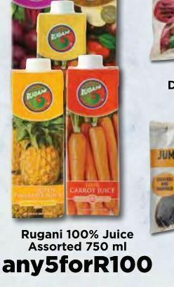 Food Lover's Market Rugani fruit juice 5 offer