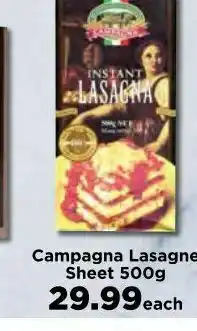 Food Lover's Market Campagna lasagna offer