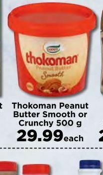 Food Lover's Market Thokoman peanut butter offer