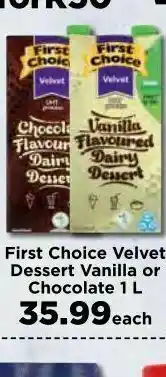 Food Lover's Market First choice desserts offer